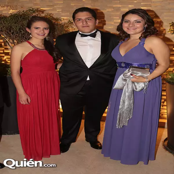 María Molina, Santiago Sánchez, Valentina Quintero