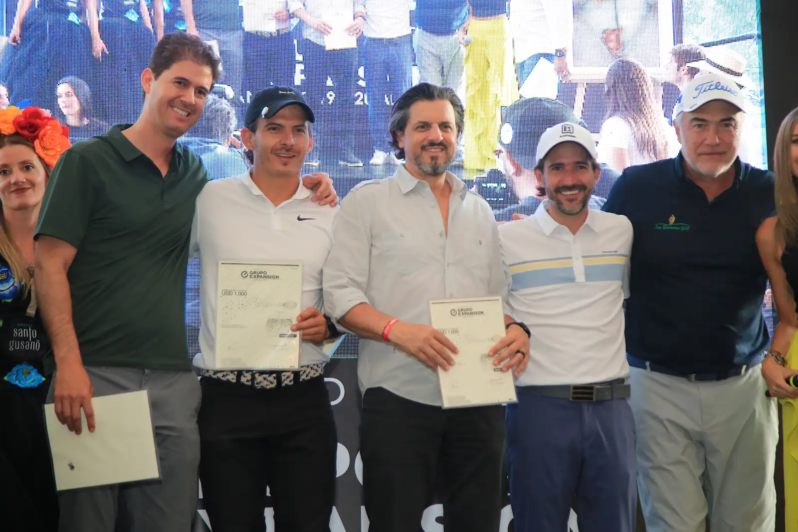 Alfredo Elías, Fernando Canasi, Diego Castillo y José Luis Lla