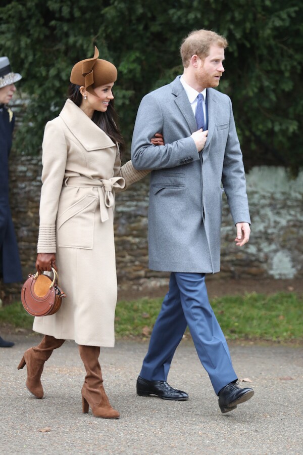 Members Of The Royal Family Attend St Mary Magdalene Church In Sandringham