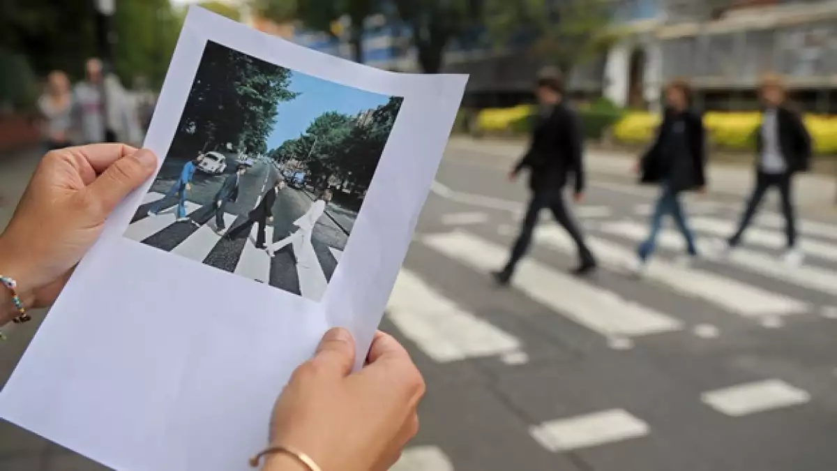 Paso de cebra Abbey Road