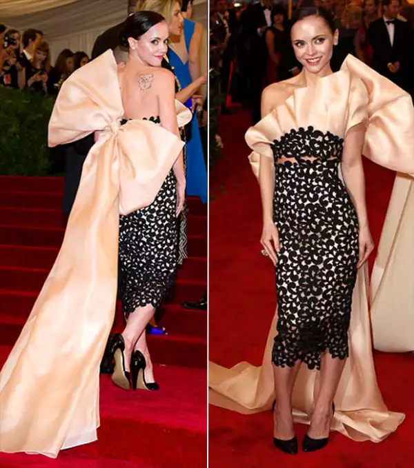 Christina Ricci en la Met Gala del 2012.