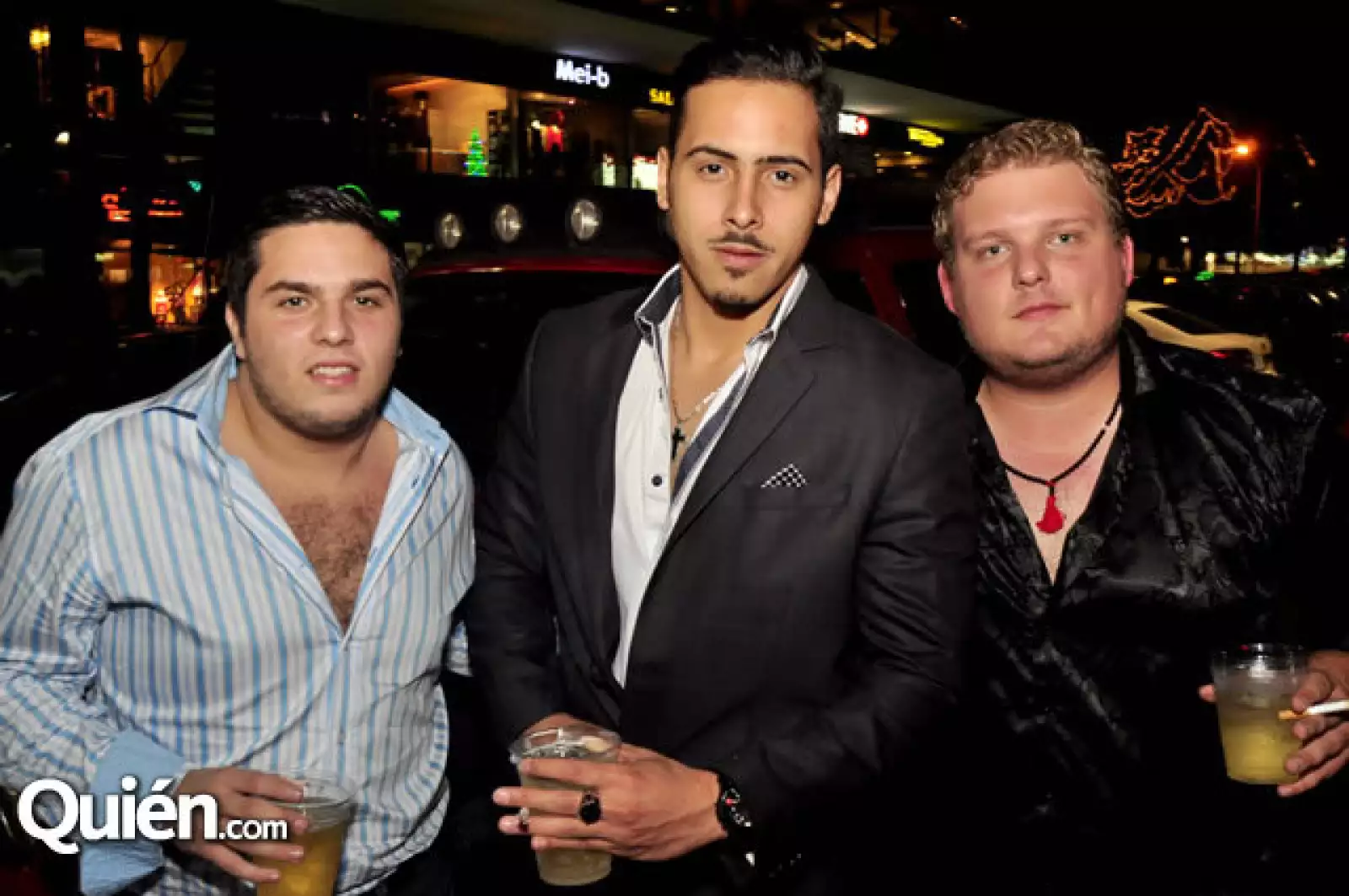 Jesús González, René Díaz y James Jacuzzi