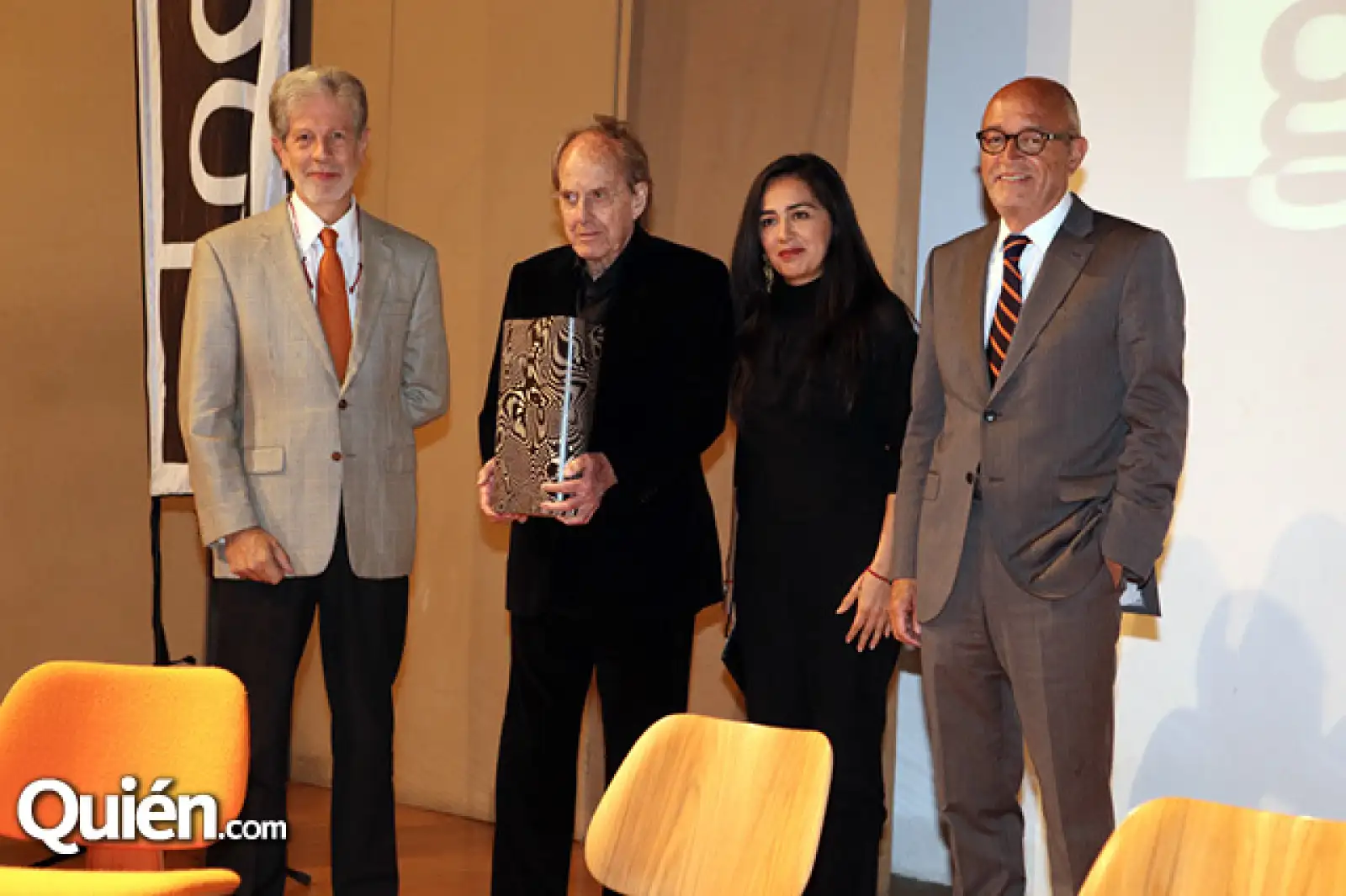 Héctor Rivero,Teodoro González de León,Greta Arcila y Jorge Gamboa