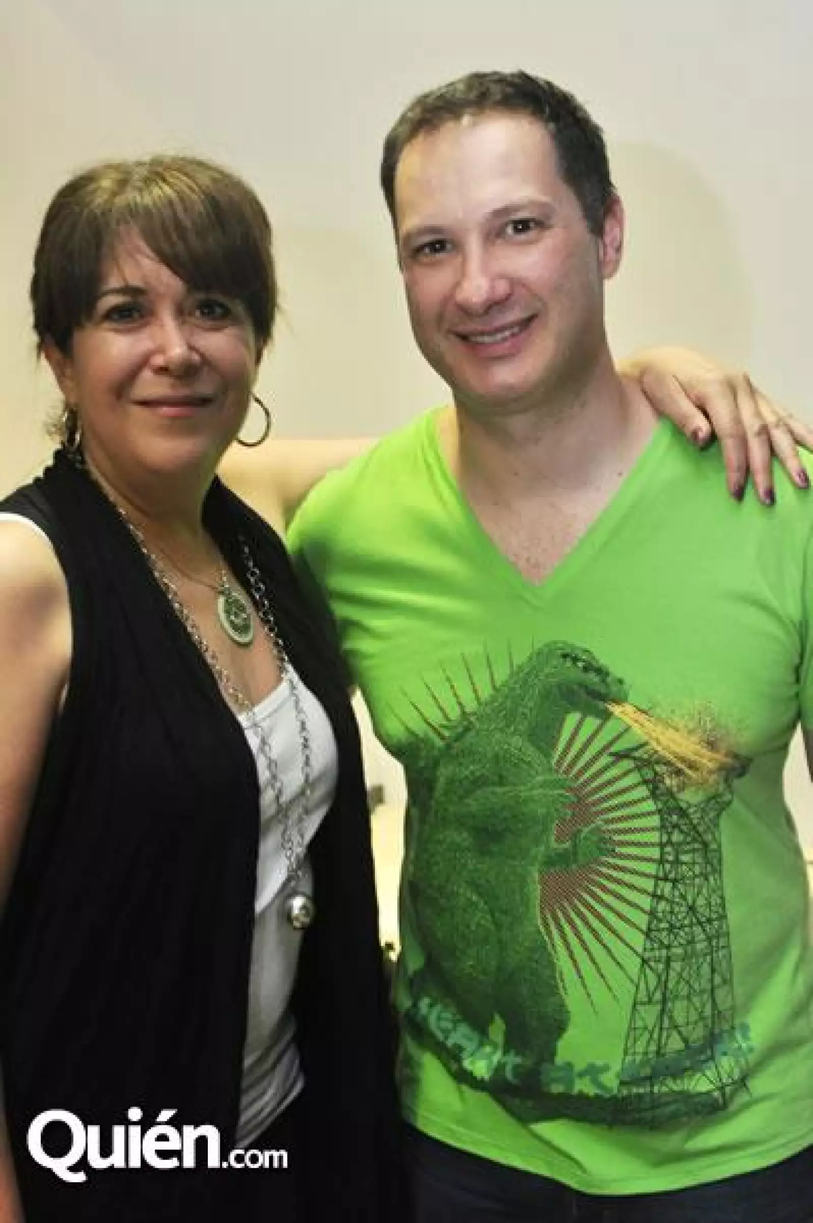 Olga Zambrano y César Aristóteles