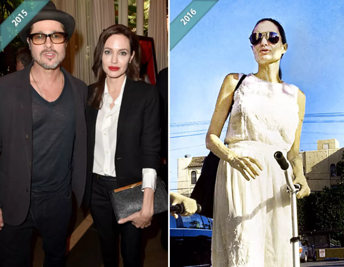 De un año para acá, Angelina ha cambiado considerablemente.