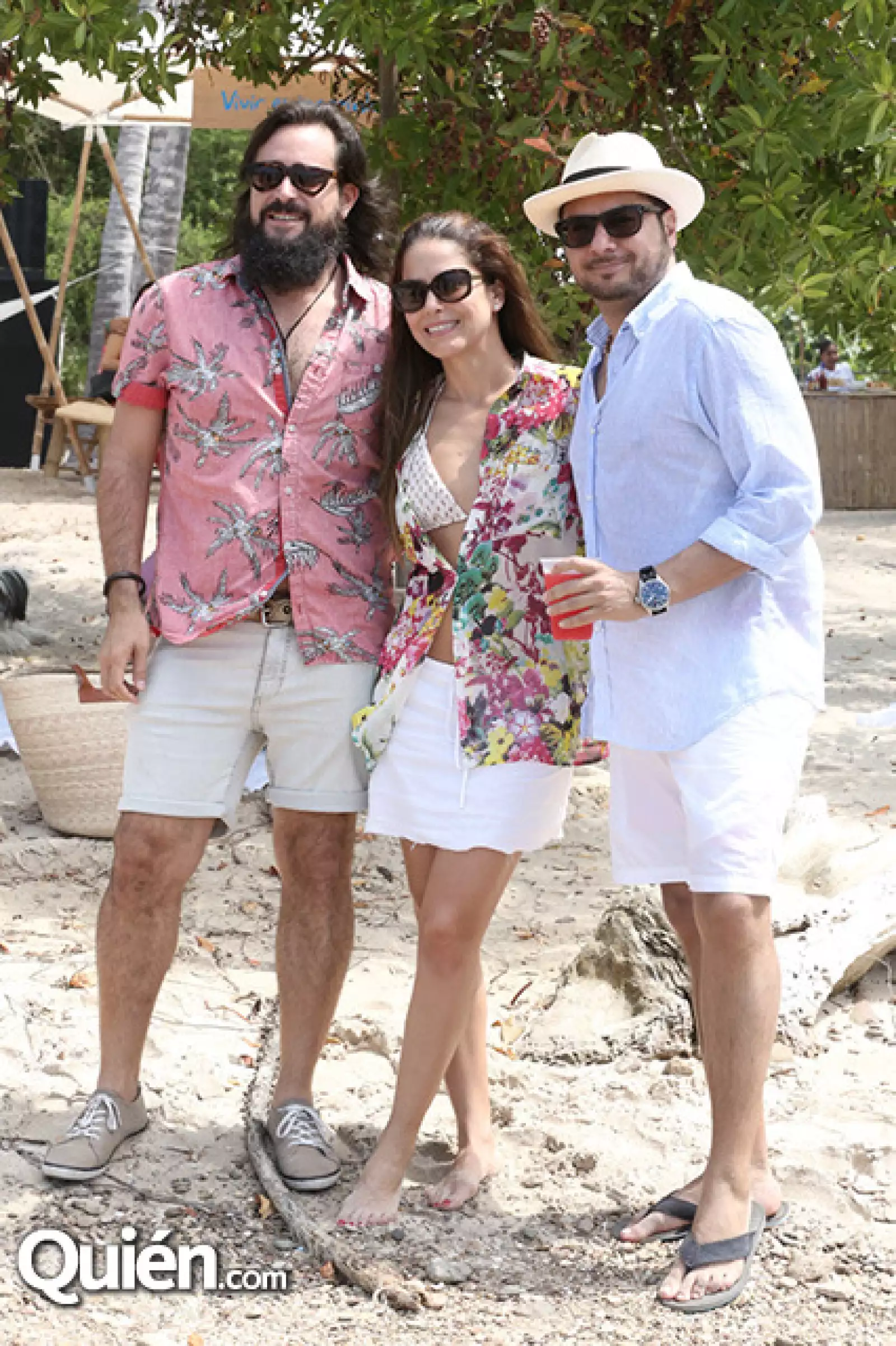 Carlos Colle, Ana Claudia Talancón y Marco Polo Constandse