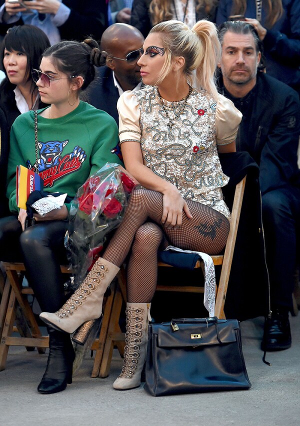 Tommy Hilfiger Spring 2017 Women's Collection featuring the TommyxGigi Collection, Front Row, Tommyland, Los Angeles, USA - 08 Feb 2017
