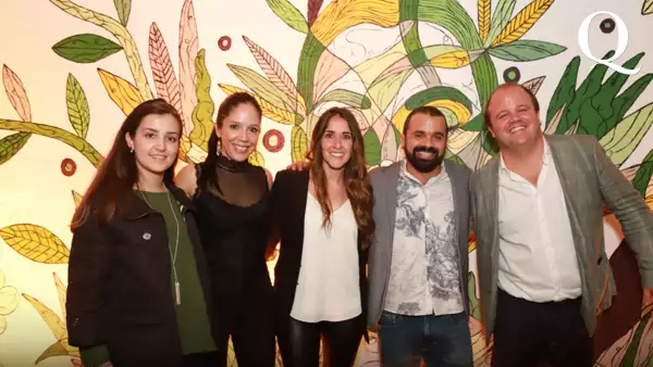 Develación del mural en Bistró Chapultepec