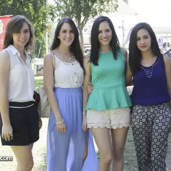 Valeria Trejo, María José Montes, Ana Gaby Molina y Tania Aguirre