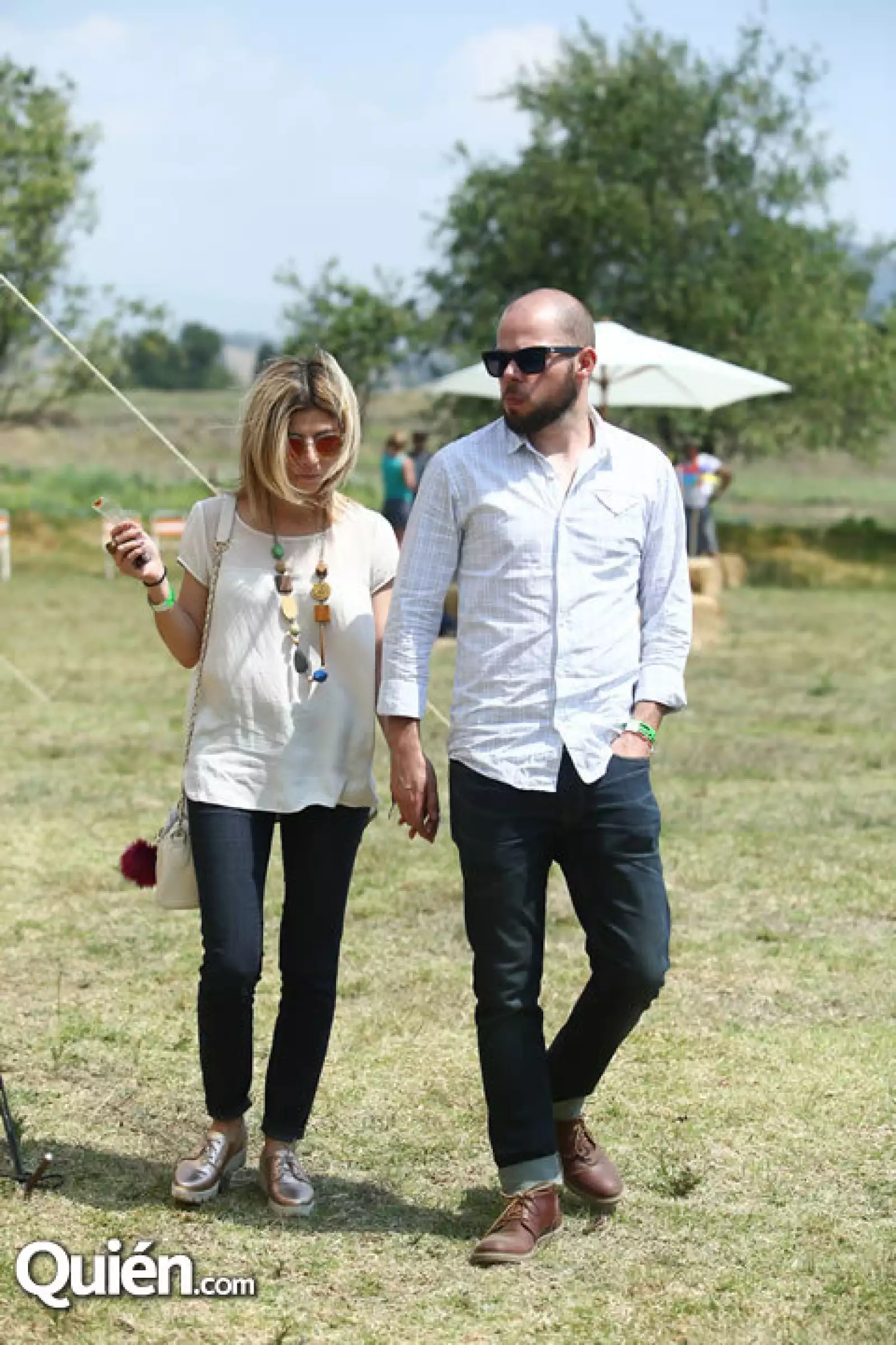 Annie Calcaneo y David Ortiz