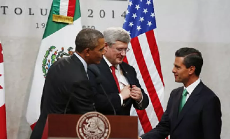 Peña llamó a trabajar para hacer de Norteamérica una región más competitiva y próspera en beneficio de sus habitantes. (Foto: Reuters)