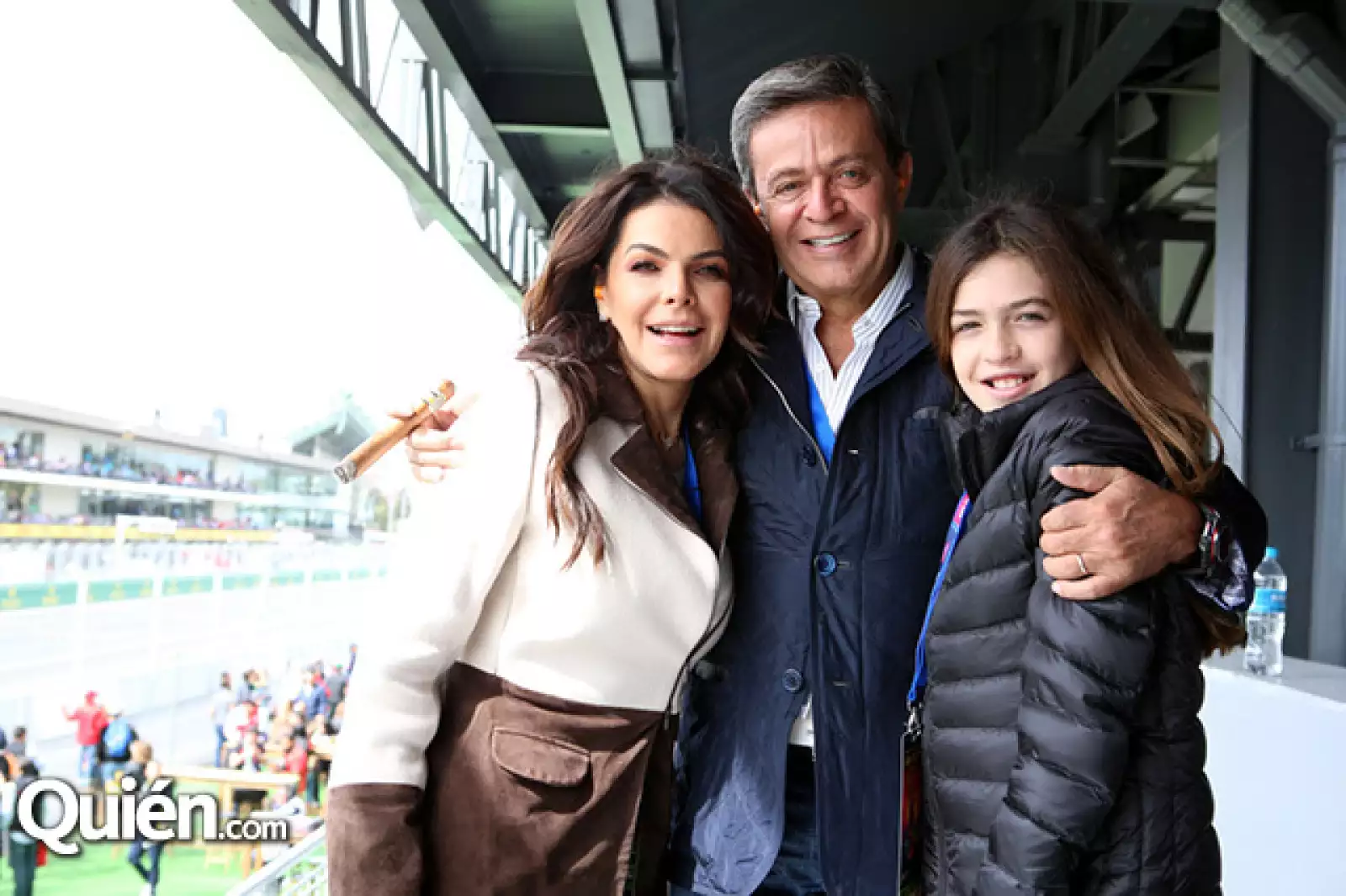 Mariana Tort, Carlos Peralta y Mariana Peralta