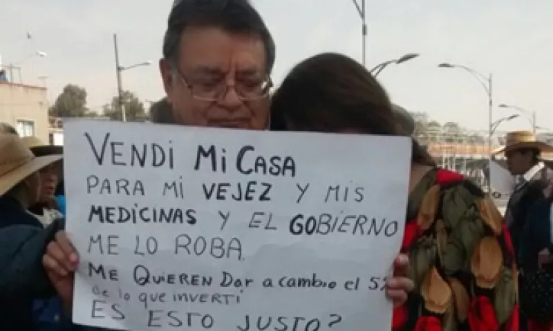 Gran parte de los ahorradores defraudados de Ficrea eran personas de la tercera edad. (Foto: Samantha Álvarez)