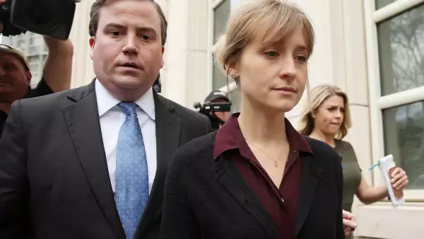 Actress Allison Mack Arrives At Court Over Sex Trafficking Charges