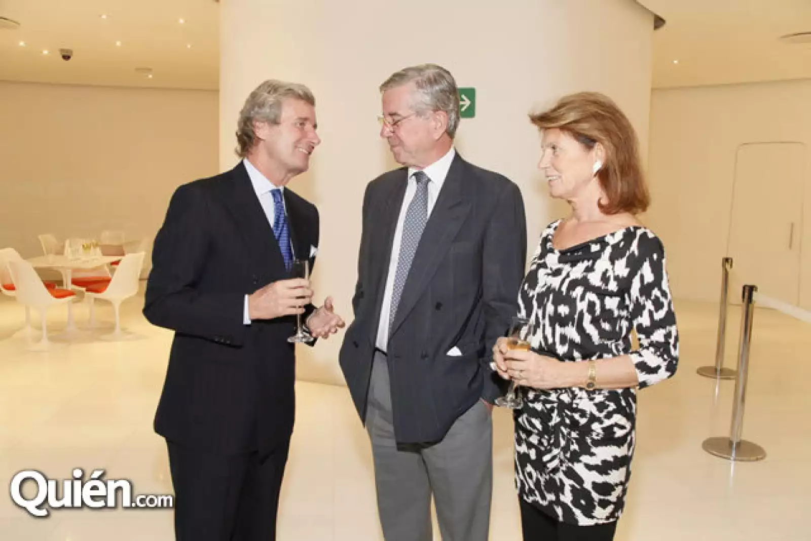 Claudio Luti,Roberto Spinelli y María Luti