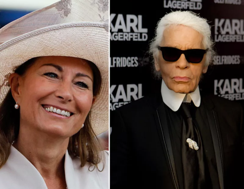 Al parecer el diseñador siempre tiene algo que decir a favor, o en contra, de la familia Middleton, ahora le tocó el turno a la progenitora de Kate y Pippa.