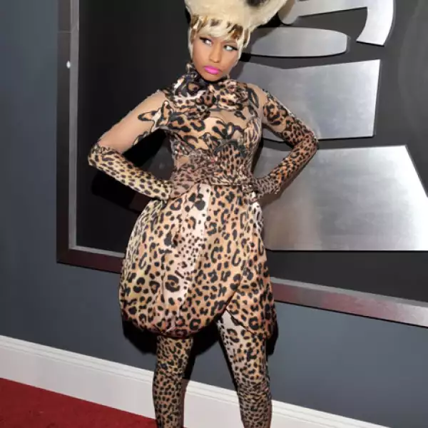 Nicki Minaj hace sólo unos años en el Grammy 2011.