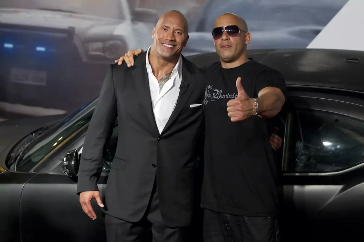 Dwayne Johnson y Vin Diesel