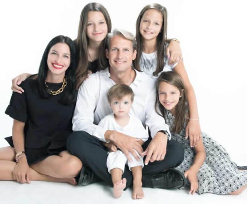 Ricardo Margáin y su familia