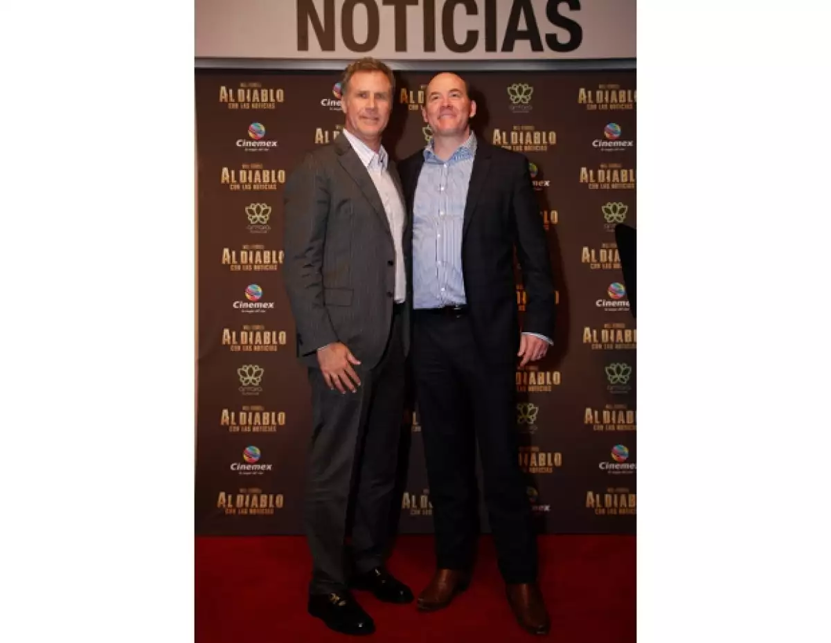 El actor estadounidense se encuentra de visita en el país para promocionar su nueva película “Al diablo con las noticias”.