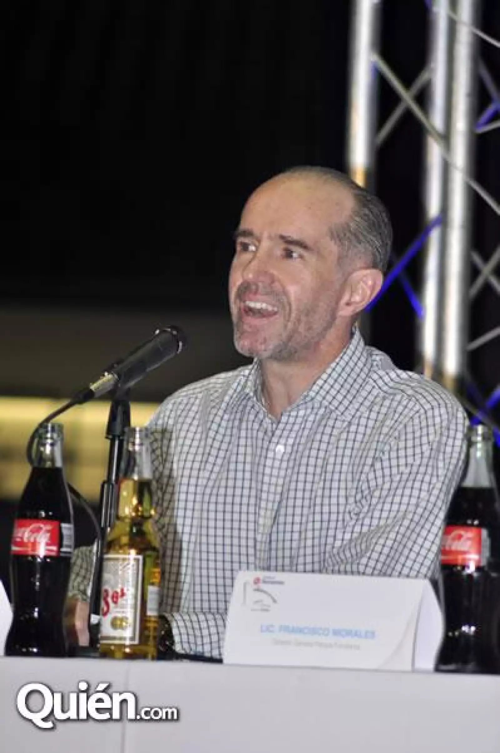 Benny en la presentación del Auditorio Banamex