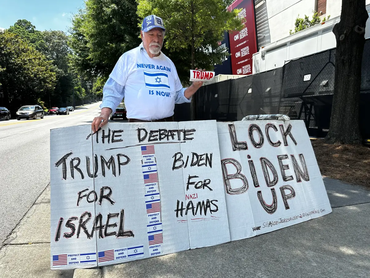 "Tanto Biden como Trump son unos incompetentes": así se vive el debate presidencial en Atlanta, Georgia