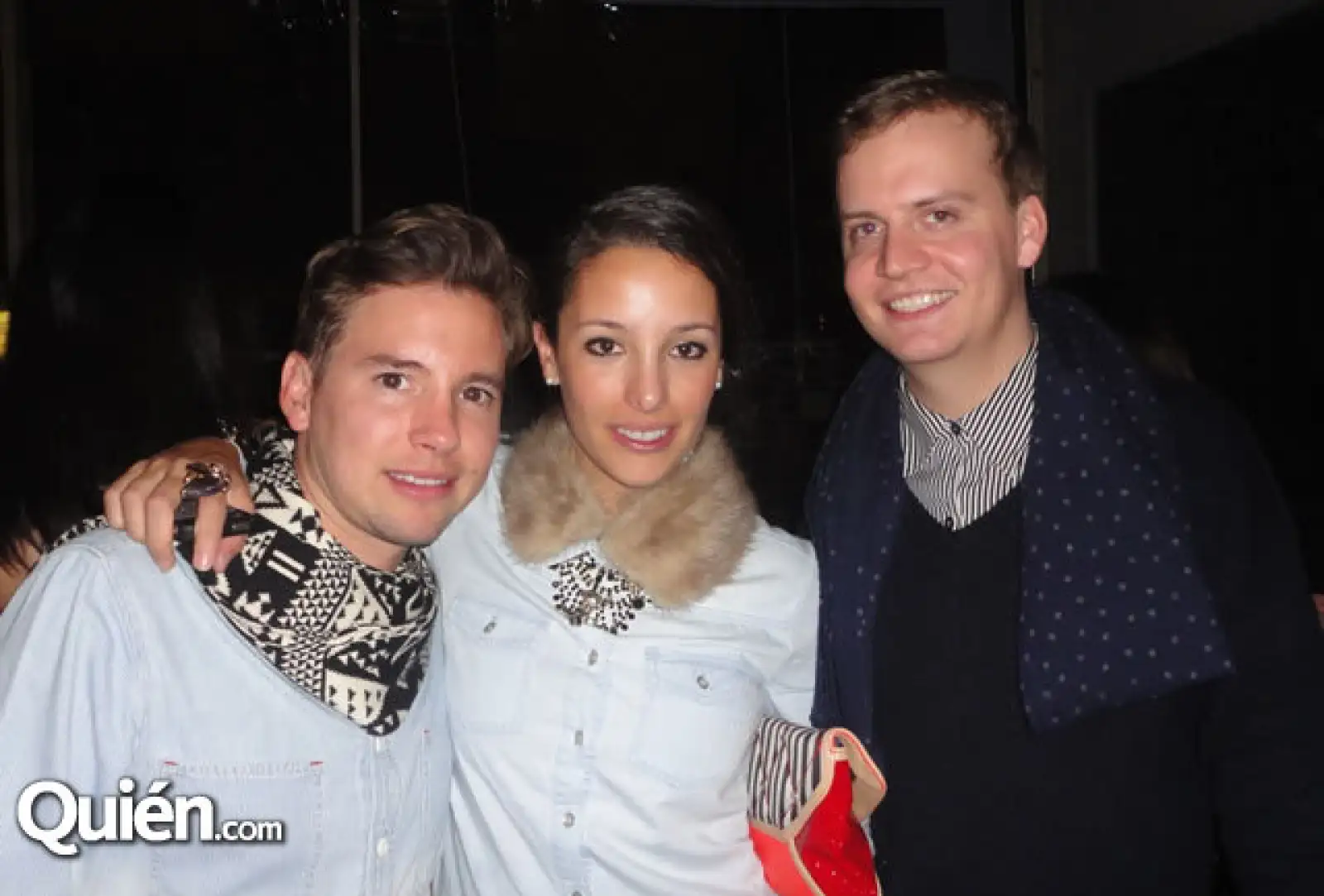 Manuel Castro, Megan Angiano y Fabricio Cárdenas