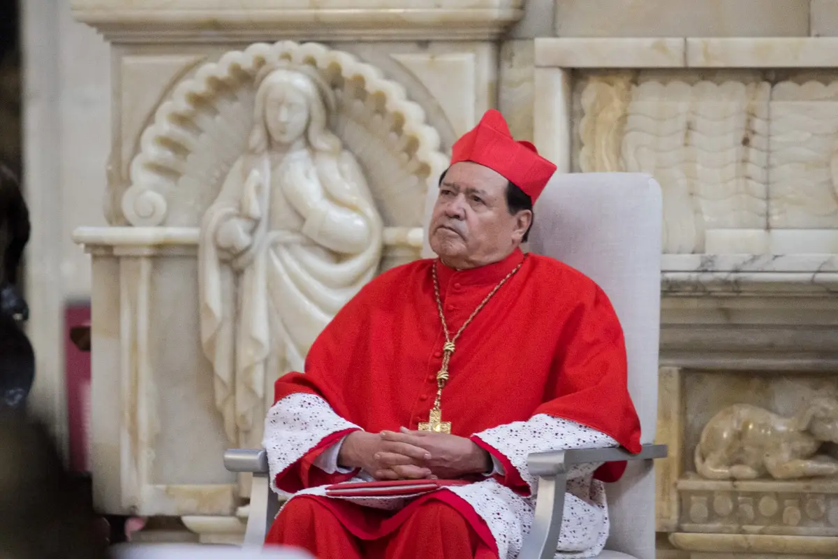 el cardenal Norberto Rivera, quien es investigado por el FBI