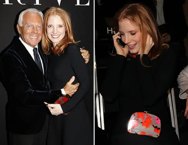 Jessica Chastain es la campeona de los cobros por asistir a un show de la Fashion Week.
