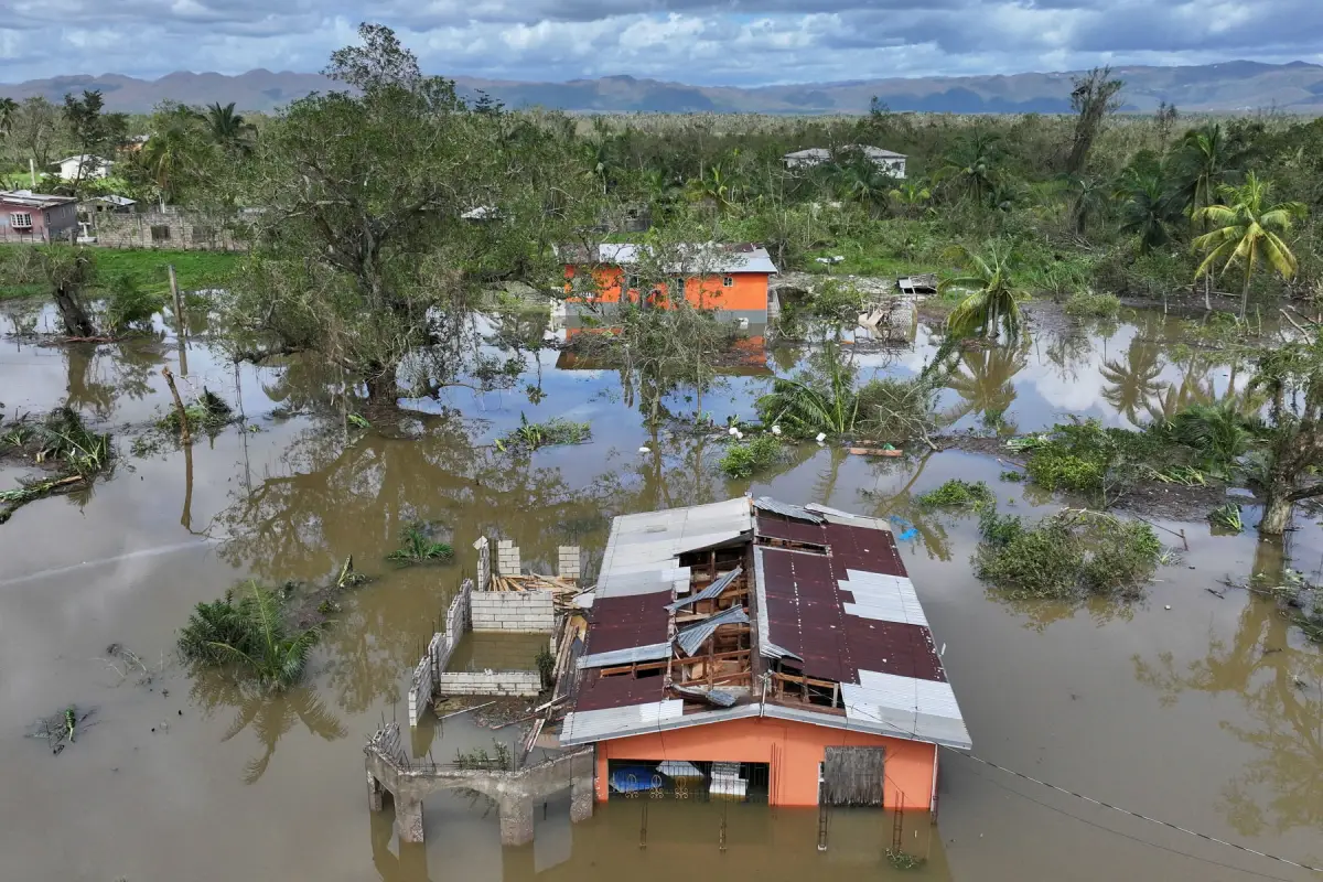 Damage to homes after Hurricane Melissa swept through Jamaica