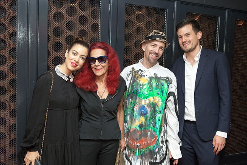 Fernanda Hernández, Patricia Field, Scooter LaForge y Michael Heredia