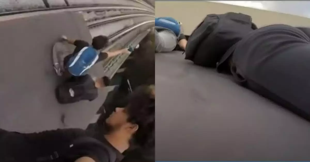 Retos virales peligrosos en internet (surfear en el Metro)