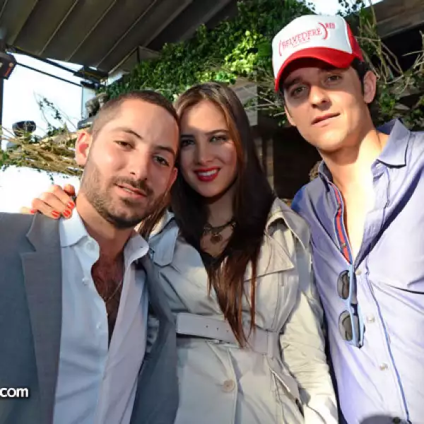 Francisco Medina, Estefanía Reyes, Andrés Birlain