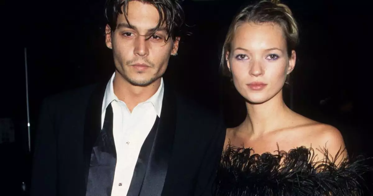 Kate Moss y Johnny Depp