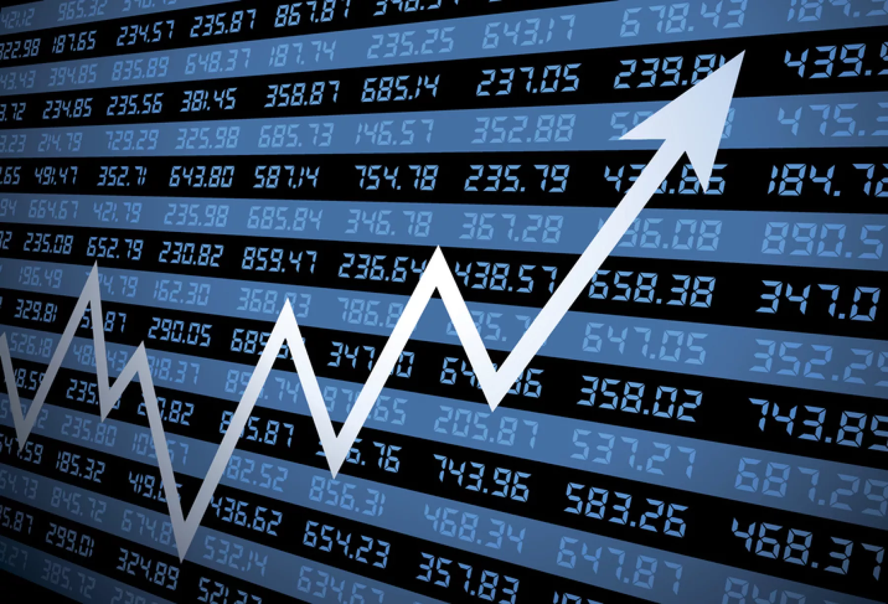 Abstract financial background