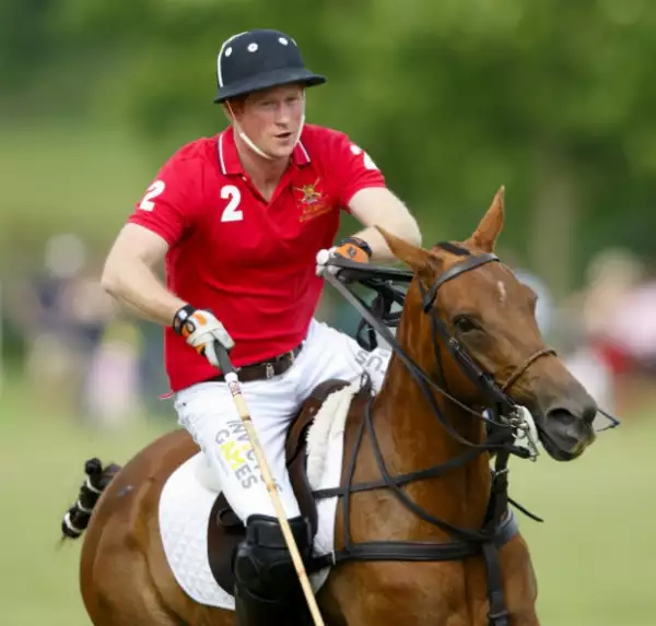 Enrique durante una práctica de Polo el sábado pasado.