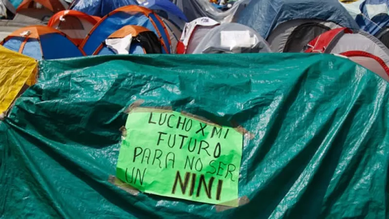 jovenes rechazados planton sep