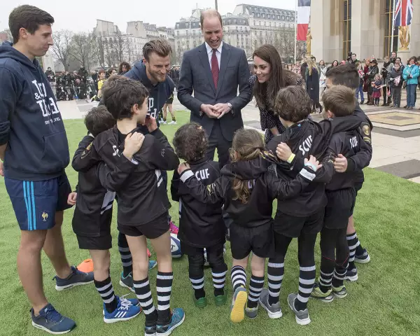 The Duke And Duchess Of Cambridge Visit Paris: Day Two
