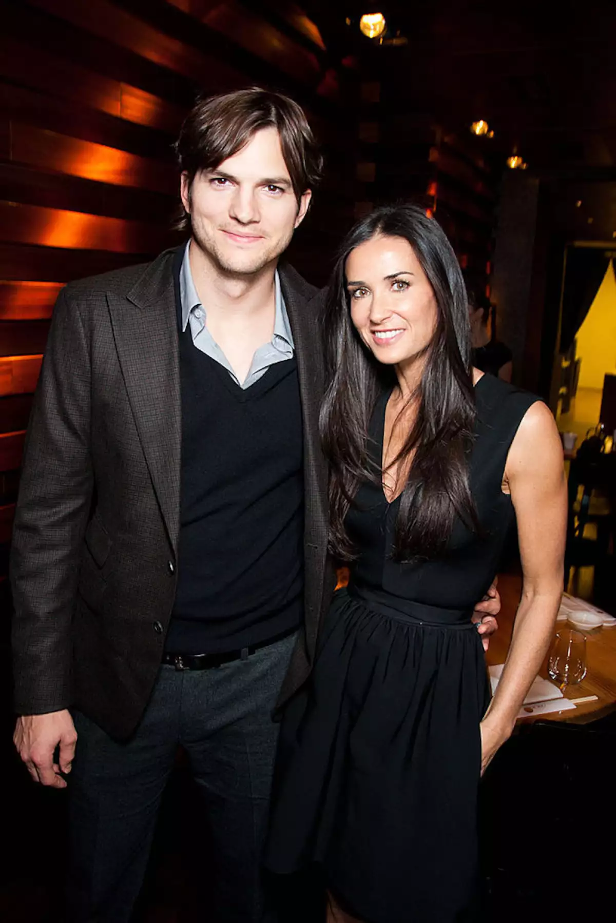 Charity Gala With Demi Moore And Ashton Kutcher - Private Dinner