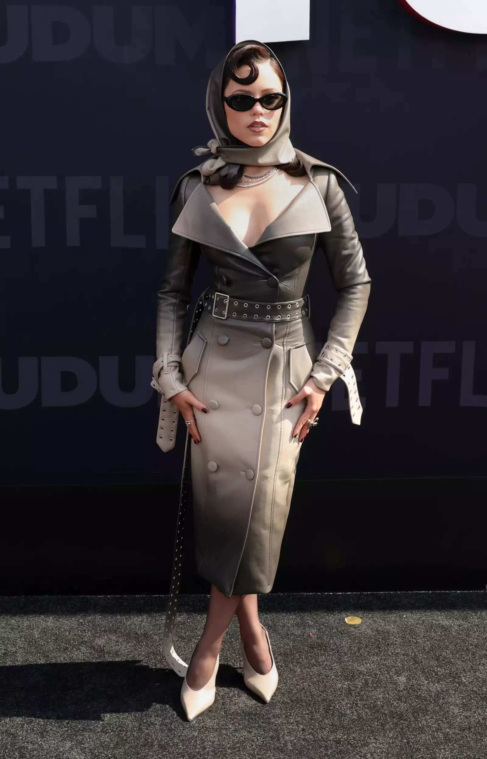 Jenna Ortega en evento de Netflix