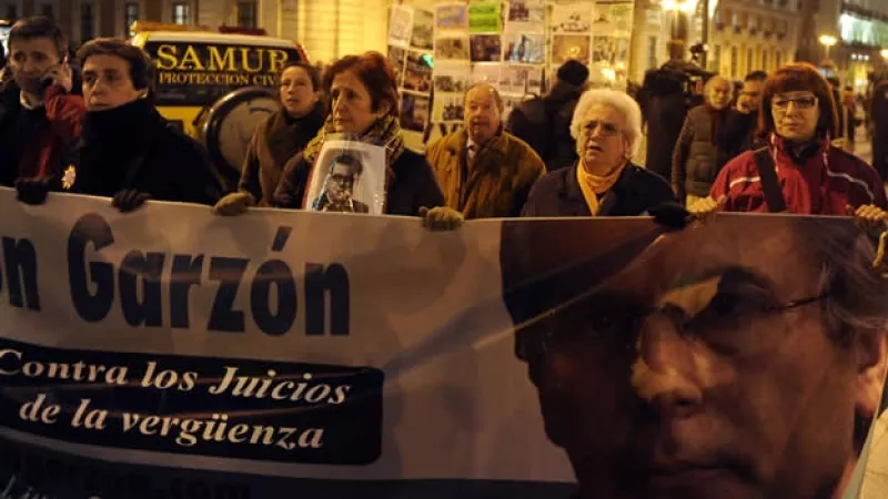 manifestacion de apoyo a baltasar garzon