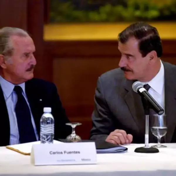 Conversando con Vicente Fox el 29 de noviembre de 2000, tres días antes de que éste se convirtiera en el nuevo Presidente de México.