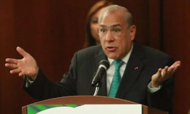 El secretario general de la OCDE, José Ángel Gurría, dijo que el Gobierno mexicano podrá obtener los recursos para fortalecer la inclusión social. (Foto: Notimex)