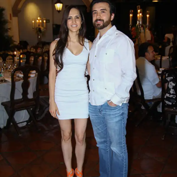 Fernanda Longoria y Alfonso Romo.
