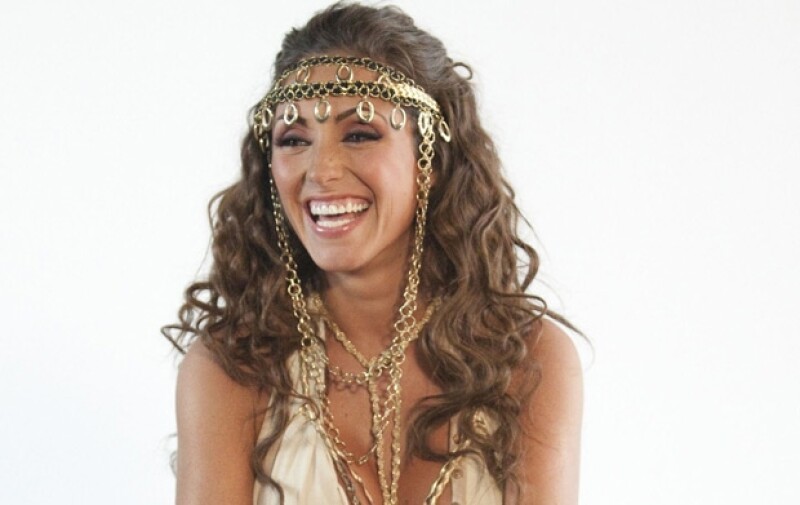 Anahí se divirtió mucho en la filmación.