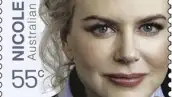 Australia también honró a Cate Blanchett, Russel Crowe y Geoffrey Rush, quienes aparecerán en los sellos postales.
