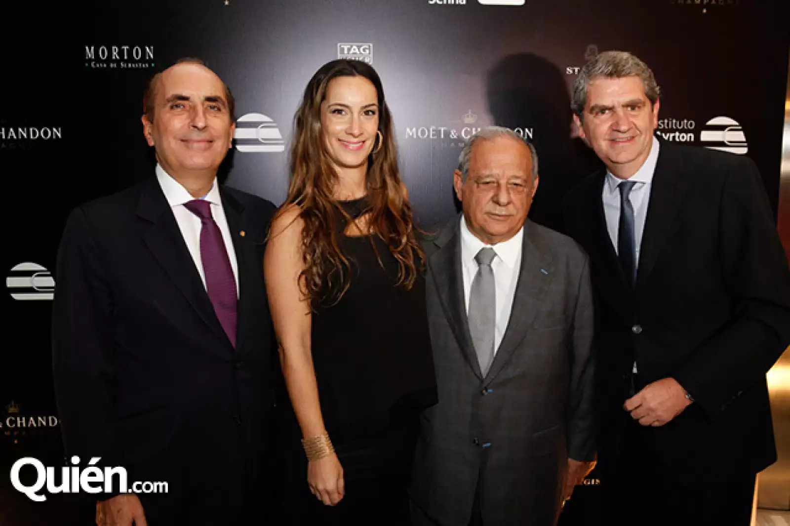 Bernard de Villèle,Bianca Senna,Samy Hayek y Jerome Seignon