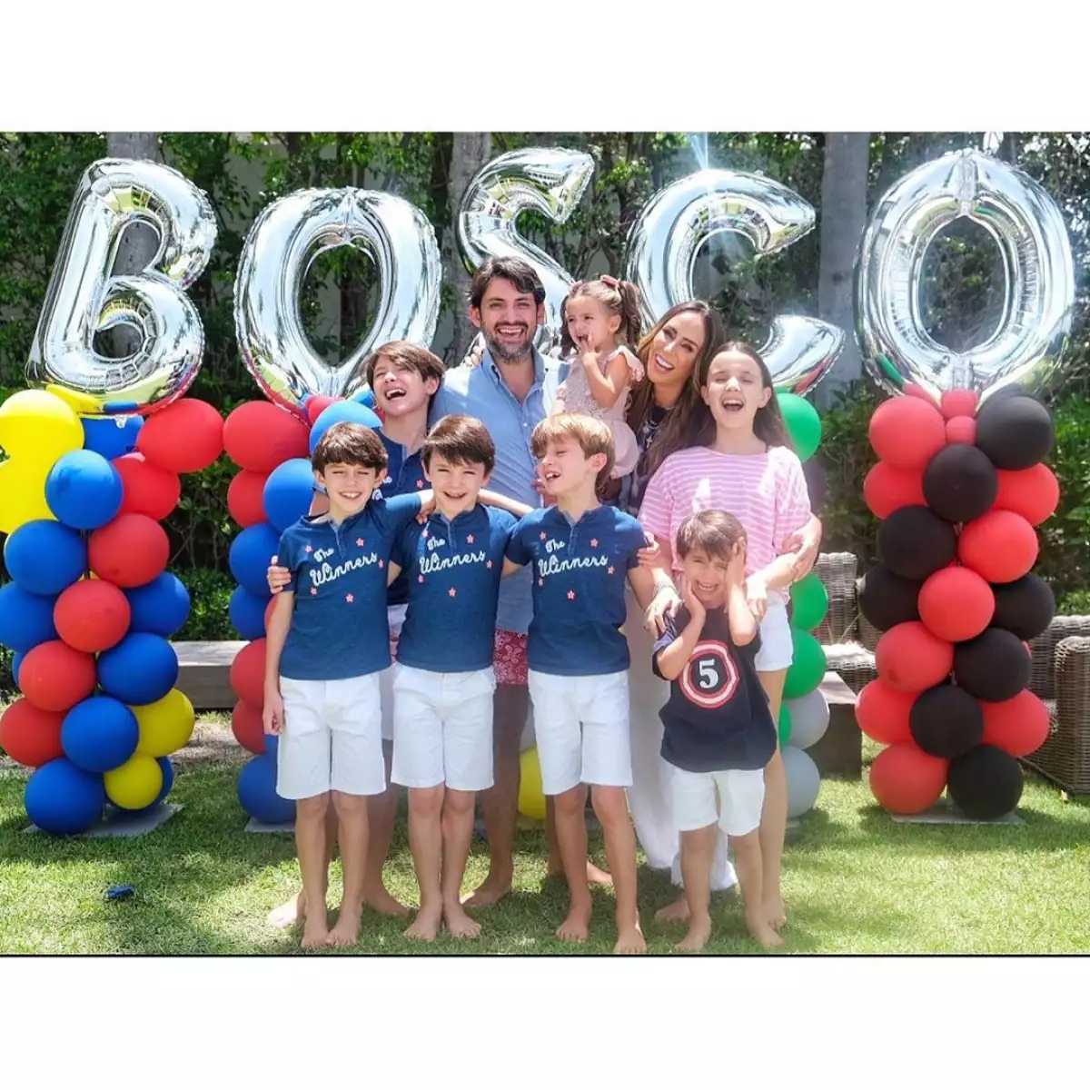 Inés Gómez Mont y su familia