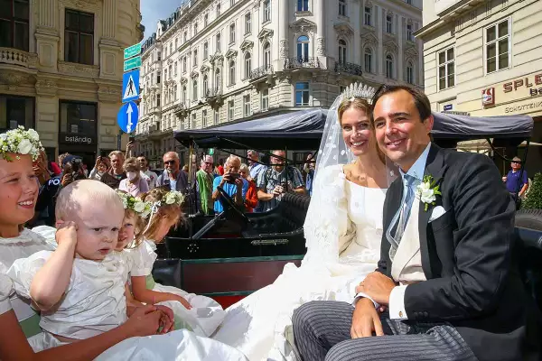 princesa María Anunciata de Liechtenstein y Emanuele Musini