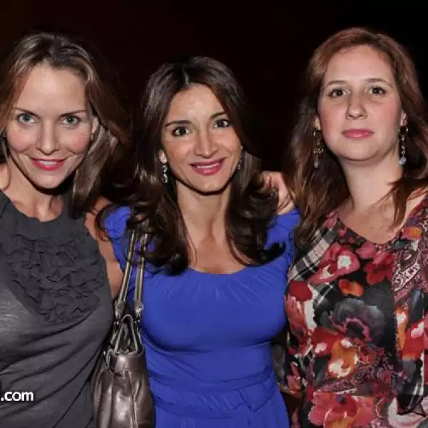 Janine Hadjopulos,Eleni Canavati y Rosario González